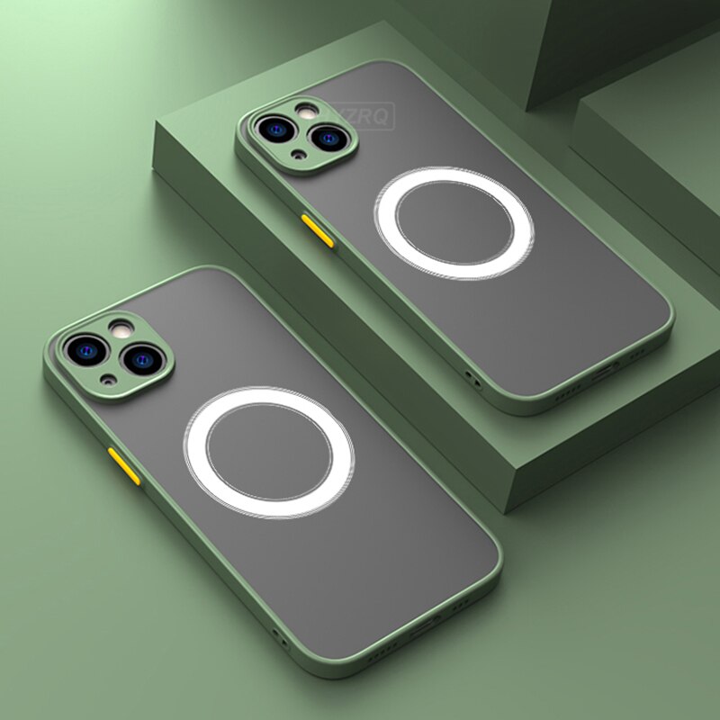 Transparent Matte Hard Case For iPhone